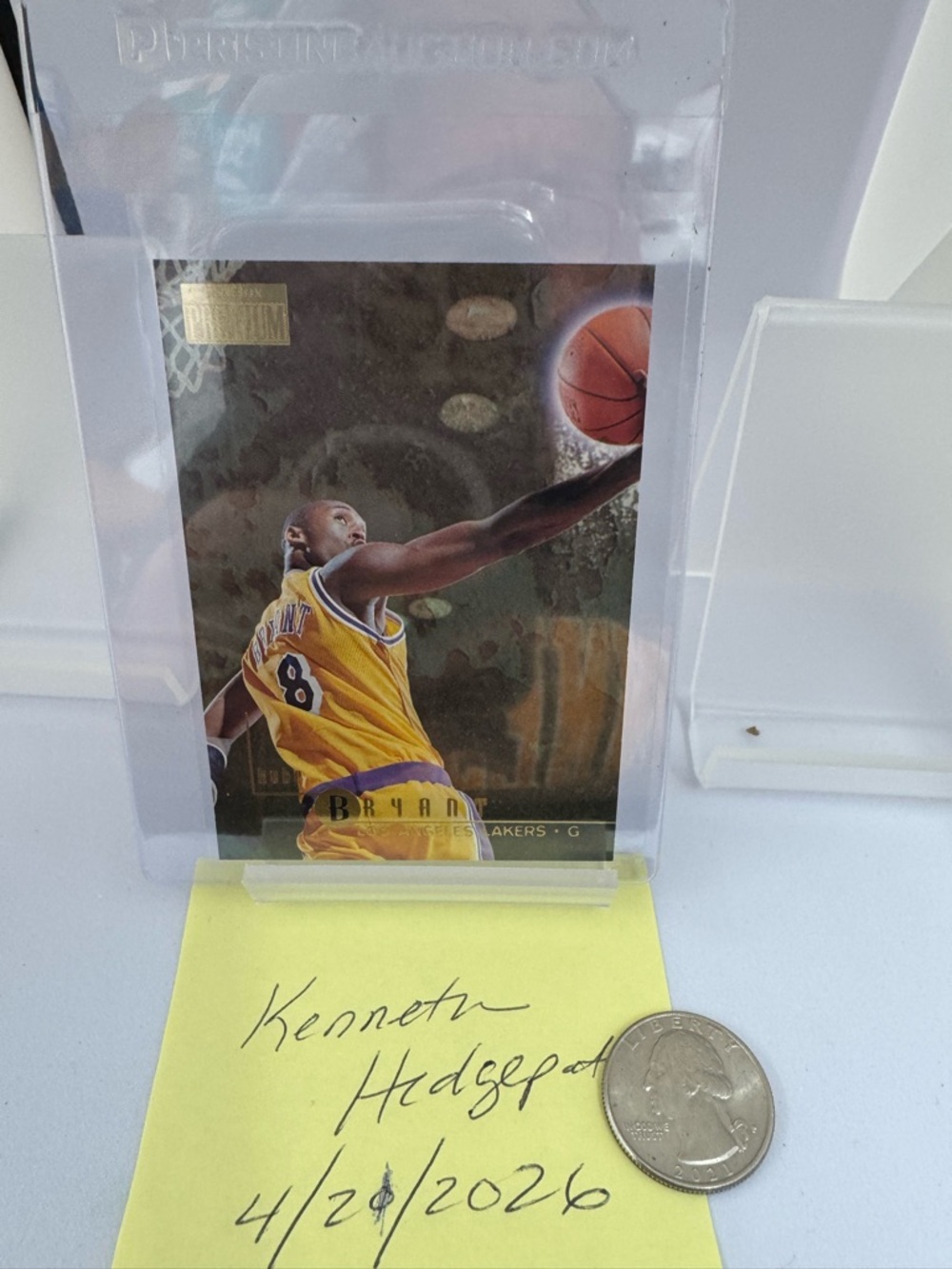 Yellow Basketball Trading Card - Kids Collectible